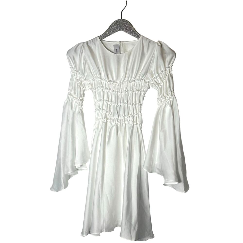 Georgia Hardinge White Starlet Mini Dress NEW